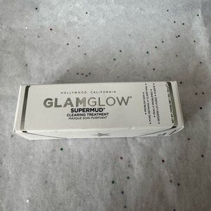 GlamGlow Supermud Clearing Treatment Mask Masque 1 oz Travel Size NEW IN BOX